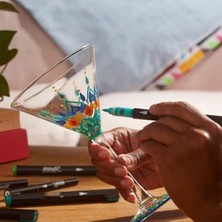 MarkEntegra Fırça Uçlu Akrilik Markör - Zümrüt Yeşili