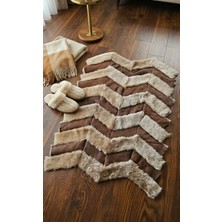 Asus Deri-Hakiki Deri Zikzak Patchwork Post