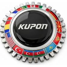 Mega Oto Market Kupon Siyah Tırtıl Arma Dekoratif – Modern Otomobil Duvar Dekoru