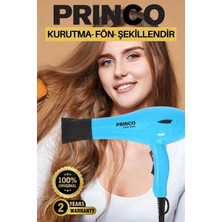 Princo Profesyonel Fön, Şekillendirici ve Saç Kurutma Makinası 2400 W Mavi PR-925