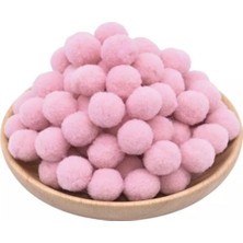 2 cm Peluş Ponpon 500 Adet Paket – El Sanatları, Okul ve Hobi Çalışmaları Için