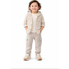 Nurcan Bebe Summer Vacation 3 Lü Keten Takım(2-3/3-4/4-5/5-6 Yaş)