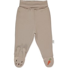 Bebetto Interlok Patikli Pantolon (Baby Carrot) Kahverengi