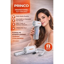 Princo Şarjlı Kazak(Kıyafet,kumaş,koltuk ve Tiftik) Tüyü Alma Makinesi PR-2025