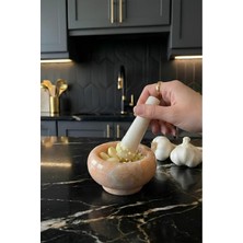 Mermer Havan Mortero, Güçlü ve Dayanıklı, Pratik Kullanım, Şık Tasarım