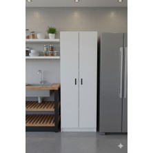 Kzy Mobilya Mocha 3 Erzak,kiler,mutfak Dolabı Çok Amaçlı Dolap