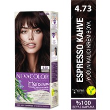 Intensıve 4.73 Espresso Kahve Kalıcı Krem Saç Boyası Seti