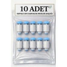 Hilal Kimya 10 Lu Paket Depolu Sıvı Sabunluk  Musluğu  - Butonlu Musluk