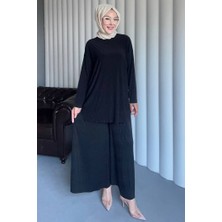 İlkimay.com Piliseli Ikili Takım 1692 - Siyah