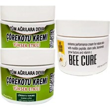 Subutu Süper Çörek Otu Mesaj Kremi 2 x 100 ml - Bee Cure Krem 150 ml