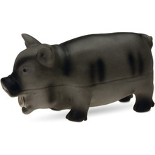 Karlie Drnds Karlıe Lateks Domuz Figürlü Sesli Oyuncak Siyah (22X10X1)