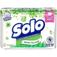 Solo Bahar Tazeliği Islak Havlu 3X52