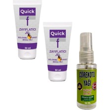 Subutu Süper Quick Gel Masaj Bakım Kremi 50 Mlx 2 Ad+Çörek Otu Yağı 30 ml