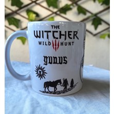 Kreax Witcher Temalı Kupa Bardak Kişiye Özel