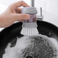 Twin Store® Deterjan Hazneli Kolay Bulaşık Yıkama Fırçası Bulaşık Sünger