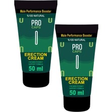 Subutu Pro Caps Erkek Için Sert ve Dik Masaj ve Bakım Kremi x 2 Ad