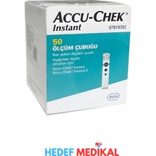 Accu-Chek Instant 50'li Kan Şekeri Ölçüm Çubuğu, Roche Strip, Glukoz Takip Çözümü