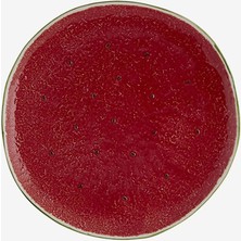 Bordallo Pinheiro Watermelon Kırmızı Seramik Servis Tabağı 33 cm