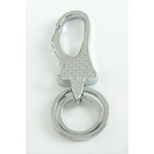 Zero Land Drnds Yıldız Calı Metal Anahtarlık-Gümüş Rengi