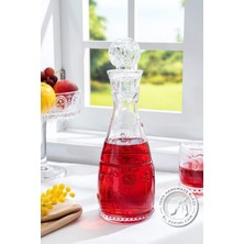 El Yapımı Şık Cam Karafa, Zarif ve Dayanıklı Tasarım, Kaliteli Içme Deneyimi