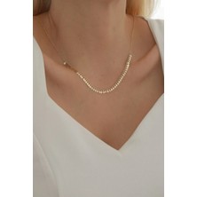 Yavuz Kuyumculuk 14 Ayar Altın Sıralı Yıldız Kolye