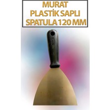 Murat Plastik Saplı Spatula No 120 (Ekonomik, Paslanmaz Spatula Ağız Genişliği 120 Mm)