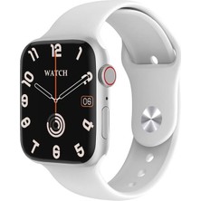 Indispensablely W59 Mini Ios ve Android Uyumlu Mactive 1.74 Inch IPS Screen Gümüş Akıllı Saat