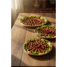 Paslanmaz Çelik Çiğ Köfte Tepsi Seti 35-43 Cm, Derin Yuvarlak Tasarım