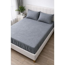 Ecem Home Çift Kişilik Yastık Kılıflı Lastikli Çarşaf Seti