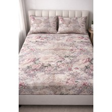 Ecem Home Çift Kişilik Yastık Kılıflı Lastikli Çarşaf Seti