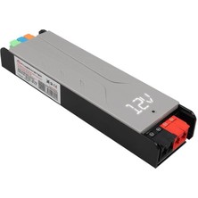 Indispensablely PM-26844 12/24/36/48 Volt 8.4 Amper 200 Watt Metal Kasa Kademeli Adaptör Voltaj Gösterg