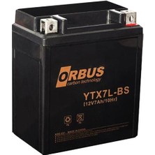 Indispensablely 12 V 7 Amper Elektrikli Karbon Bisiklet Aküsü YTX7L-BS