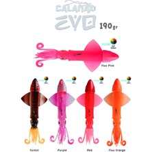 Fujin Calamax Evo 190GR Combo Squid Silikon Yem