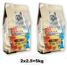 Mamavita Hindi Eti Yetişkin Kedi Kuru Maması 5kg(2x2.5)
