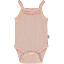 Bebetto Ajurlu Ip Askılı Body Ay (Bloom) Pembe