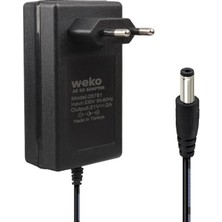 Indispensablely Weko 21 Volt - 2 Amper 5.5*2.5 mm Uçlu Kırmızı Yeşil Ledli Priz Tipi Şarjlı Matkap Adaptörü