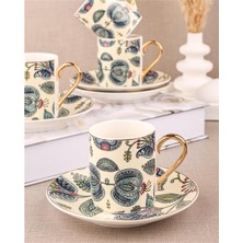 Paçi-Otantik 6’lı Kahve Fincanı Takımı | Geleneksel Şık Tasarım