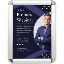 Arte Display A4 Rondo Alüminyum Açılır Kapanır Çerçeve 5li Paket