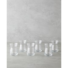 Şeffaf Cam Çay Bardağı 6'lı Set, 132 Ml, Zarif ve Dayanıklı Tasarım