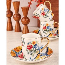 Paçi-Otantik 6’lı Kahve Fincanı Takımı | Geleneksel Şık Tasarım