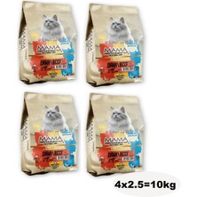Mamavita Biftekli Yetişkin Kedi Kuru Maması 10KG (4x2.5)