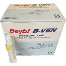 Beybi Intraket Branül 24G 19MM 0.70MM Sarı 100 Adet