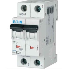 Eaton PL6-B32/2 Otomatik Sigorta - 6ka - B Eğrisi-Eaton
