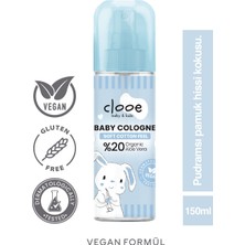 Clooe Vegan Soft Cotton Feel 150ML Bebek Kolonyası