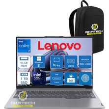 Lenovo Thinkbook 16 G6 Irl Intel Core I7-13700H 64 GB 1 Tb SSD 16" Wuxga IPS 300NİT WİN11PRO  Taşınabilir Bilgisayar + Okatech Çanta 21KH00V1TROKA17