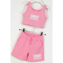 Queen Kids Kız Çocuk Sunday Takım Pembe