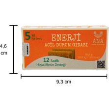 Ana Enerji Acil Durum Gıdası 62,5g – 1250 Kj - 1 Kişilik 12 Saatlik Besin Desteği