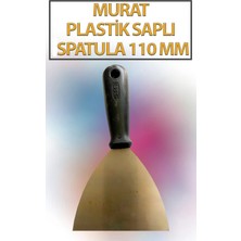 Murat Plastik Saplı Spatula No 110 (Ekonomik, Paslanmaz Spatula Ağız Genişliği 110 Mm)