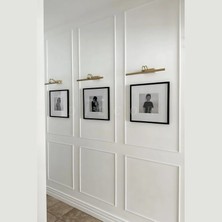 Diecor Dekoratif Boyanabilir Hazır Kesimli 2.5cm Zarif Duvar Çıtası Paketi