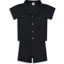 Civil Baby Müslin 6-18 Ay Takım - Gri 6-9 Ay